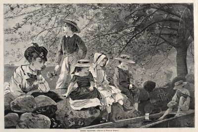 Vårblomster, 1870. av Winslow Homer