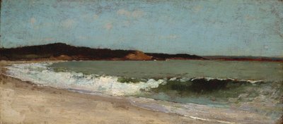 Studie for Eagle Head, Manchester, Massachusetts, ca. 1869 (olje på tre) av Winslow Homer