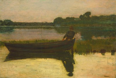 Solnedgang, ca. 1875. av Winslow Homer