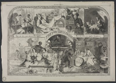 Thanksgiving Day, 1860 - The Two Great Classes of Society, 1860. av Winslow Homer