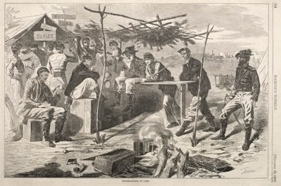 Thanksgiving i leiren, 1862. av Winslow Homer