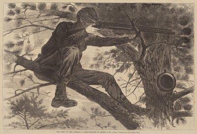The Army of the Potomac - A Sharp-Shooter on Picket Duty, utgitt 1862. av Winslow Homer