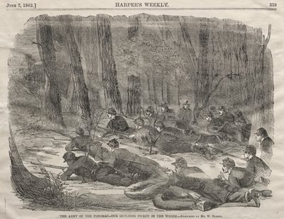 Potomac-hæren - Vår fremskutte vaktpost i skogen av Winslow Homer