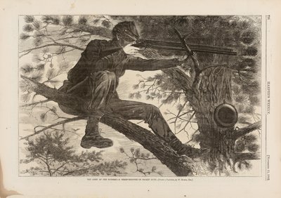 The Army of the Potomac, A Sharp-Shooter on Picket Duty, publisert i Harper