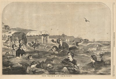 The Bathe at Newport, fra Harper av Winslow Homer
