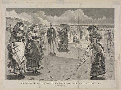 Stranden ved Long Branch av Winslow Homer