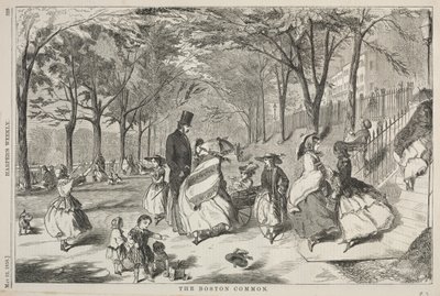 Boston Common, 1858. av Winslow Homer