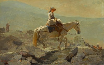 Bridle Path, White Mountains. 1868 av Winslow Homer