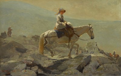 The Bridle Path, White Mountains, 1868 av Winslow Homer