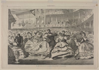 Den store russiske ballen ved Musikkakademiet, 5. november 1863 av Winslow Homer