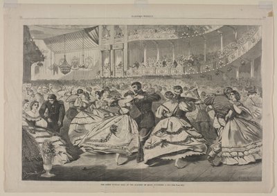 Det store russiske ballet ved Musikkhøgskolen, 5. november 1863, 1863. av Winslow Homer