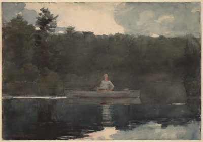 Den ensomme fiskeren av Winslow Homer
