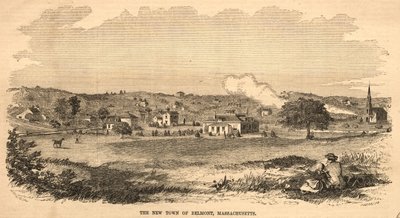 Den nye byen Belmont, Massachusetts, 1859. av Winslow Homer