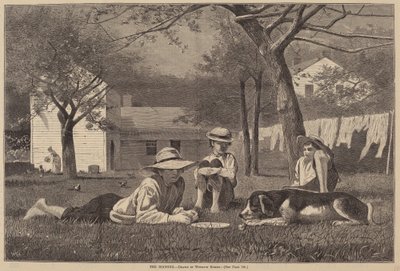 The Nooning, utgitt 1873. av Winslow Homer