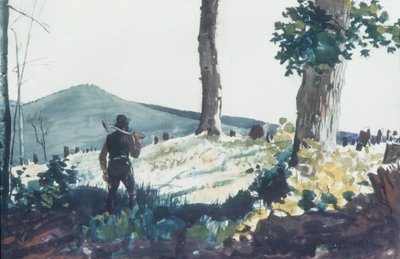 The Pioneer, 1900 (wc og grafitt på papir) av Winslow Homer