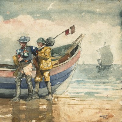 The Return, Tynemouth av Winslow Homer