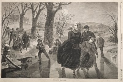 Skøytesesongen - 1862, 1862. av Winslow Homer