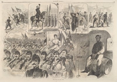 The Songs of War, utgitt 1861. av Winslow Homer