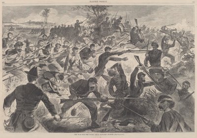 The War for the Union, 1862 - A Bayonet Charge, publisert 1862. av Winslow Homer