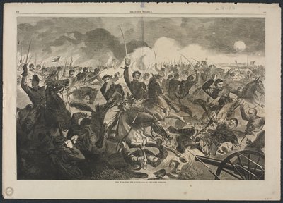 The War for the Union, 1862 - A Cavalry Charge, 1862. av Winslow Homer
