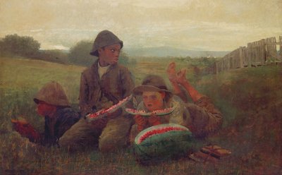The Watermelon Boys, 1876 av Winslow Homer