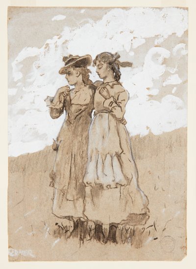 To unge jenter av Winslow Homer