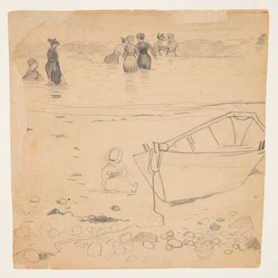 Kvinner surfebading av Winslow Homer