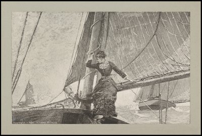 Yachting jente, 1880 av Winslow Homer