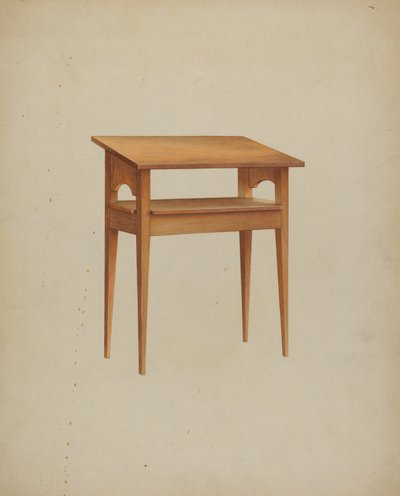 Shaker spisebord, ca. 1937. av Winslow Rich