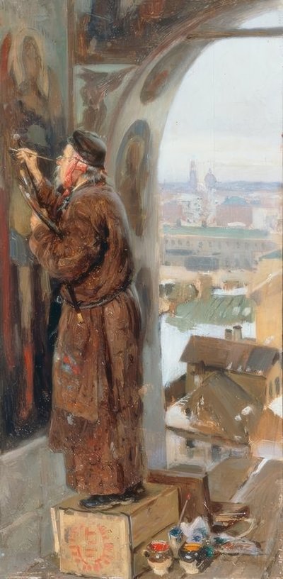 Ikonmaleren av Wladimir Jegorowitsch Makowski