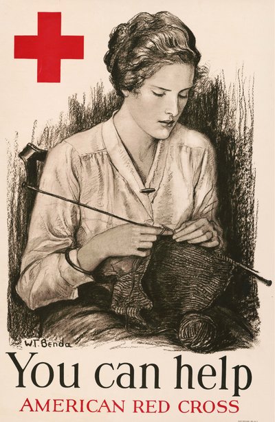 Du kan hjelpe - American Red Cross , 1918. av Wladyslaw Theodor Benda