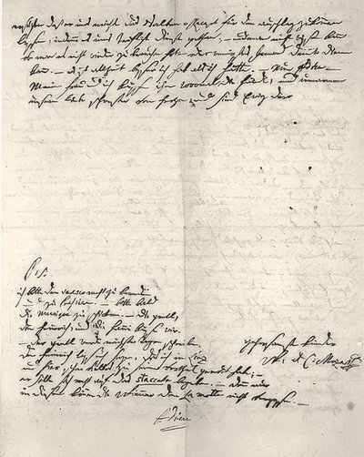 Autografbrev fra Wolfgang Amadeus Mozart av Wolfgang Amadeus Mozart