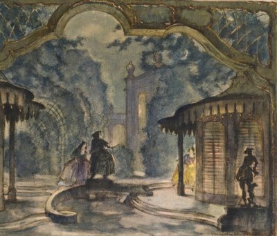Mozart, Figaro / scene av A.Mahnke av Wolfgang Amadeus Mozart