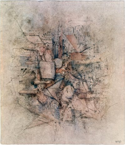 Gespanntes Seil von Wols