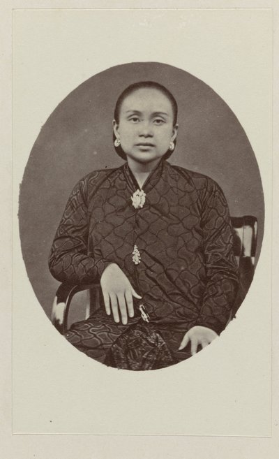 Kone til Ratoe van Pakoe Boewono IX, Susuhunan van Surakarta av Woodbury and Page