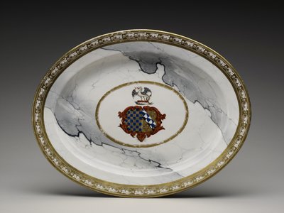 Tallerken av Worcester Porcelain Manufactory