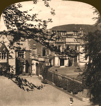 Abbotsford, hjemmet til Sir Walter Scott, Skottland, 1896. av Works and Sun Sculpture Studios