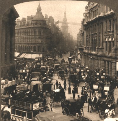 Cheapside, London, 1896. av Works and Sun Sculpture Studios