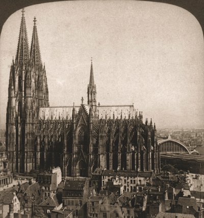Kölnerdomen, Tyskland, 1903. av Works and Sun Sculpture Studios