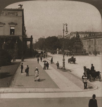 Unter den Linden, Berlin, 1903. av Works and Sun Sculpture Studios