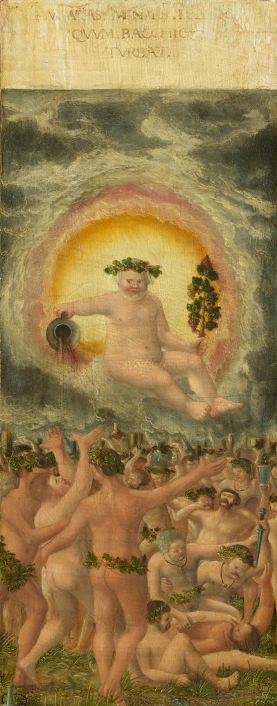 The Rule of Bacchus [venstre panel] av Workshop of Albrecht Altdorfer