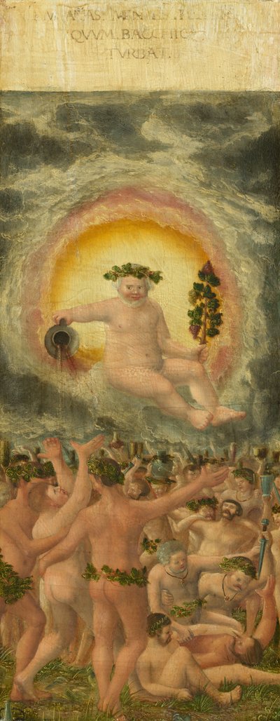 The Rule of Bacchus [venstre panel], ca. 1535. av Workshop of Albrecht Altdorfer