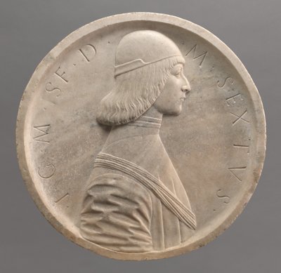 Gian Galeazzo Maria Sforza, hertug av Milano, tidlig på 1490-tallet. av Workshop of Benedetto Briosco