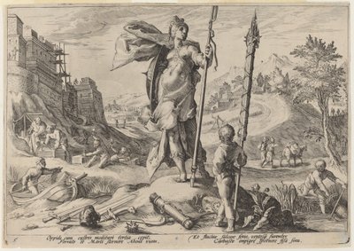 Bronsealderen av Workshop of Hendrick Goltzius, after Hendrick Goltzius