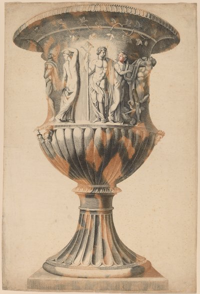 Stor vase. av Workshop of Johann Teyler