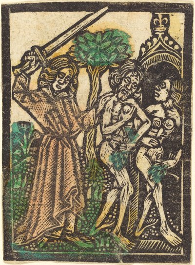 Utvisningen fra Edens hage av Workshop of Master of the Aachen Madonna