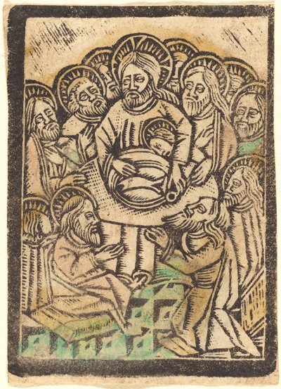 Det siste måltid av Workshop of Master of the Aachen Madonna