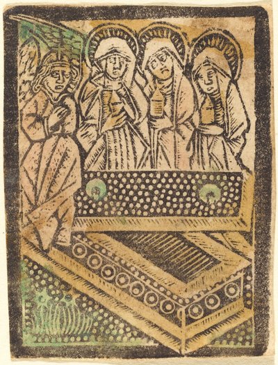 De tre Marie ved graven, 14701480. av Workshop of the Master of the