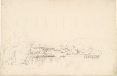 Lake Houses av Worthington Whittredge