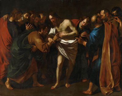 The Incredulity of St Thomas av Wouter Pietersz II Crabeth
